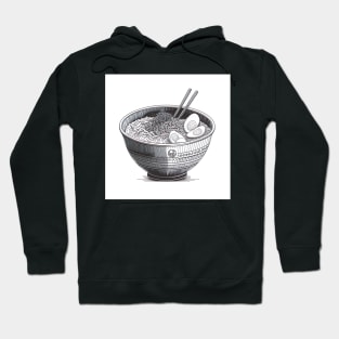 Tonkotsu Ramen Illustration Hoodie